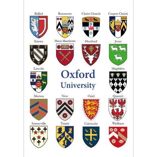 Oxford fridge magnet