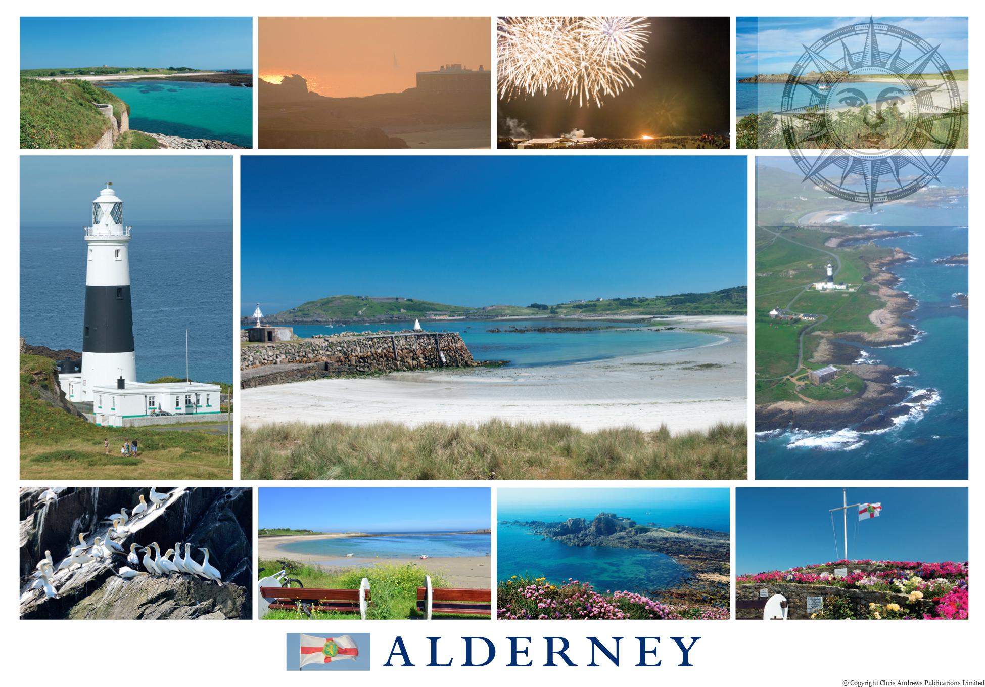 Ref: ALD25 Alderney postcard