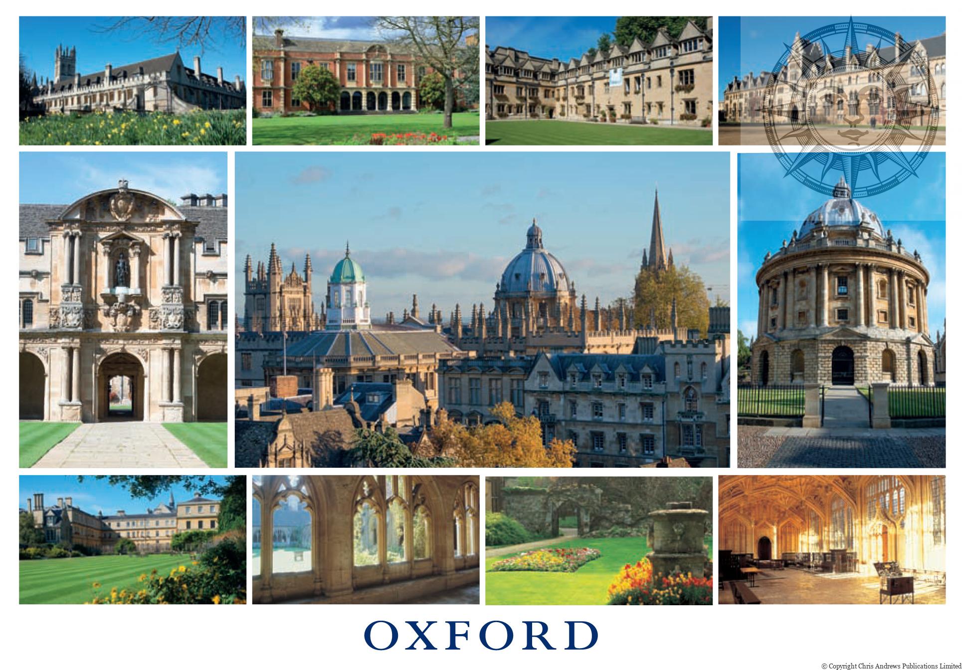 Ref: G290 Oxford postcard