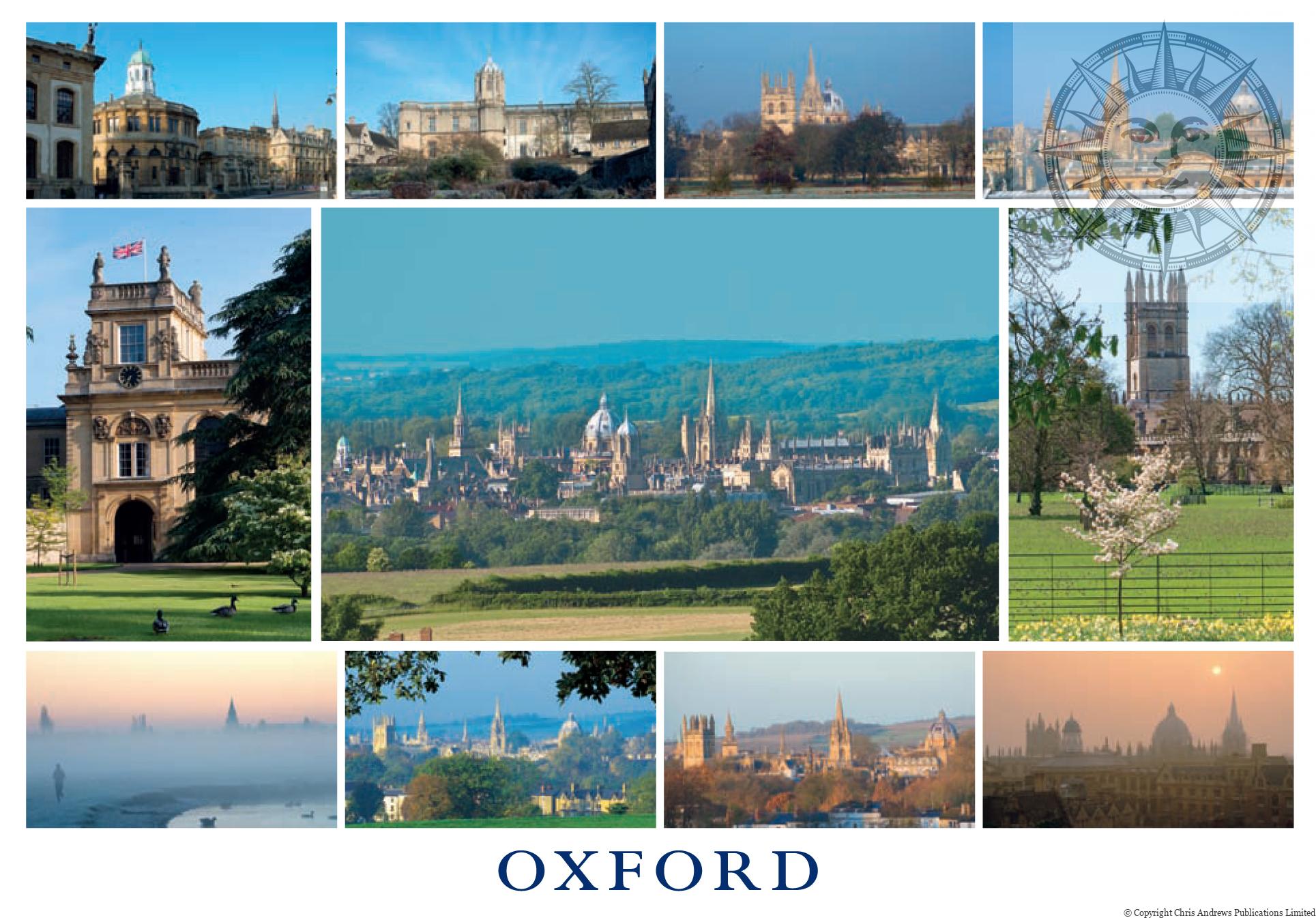 Ref: G291 Oxford postcard