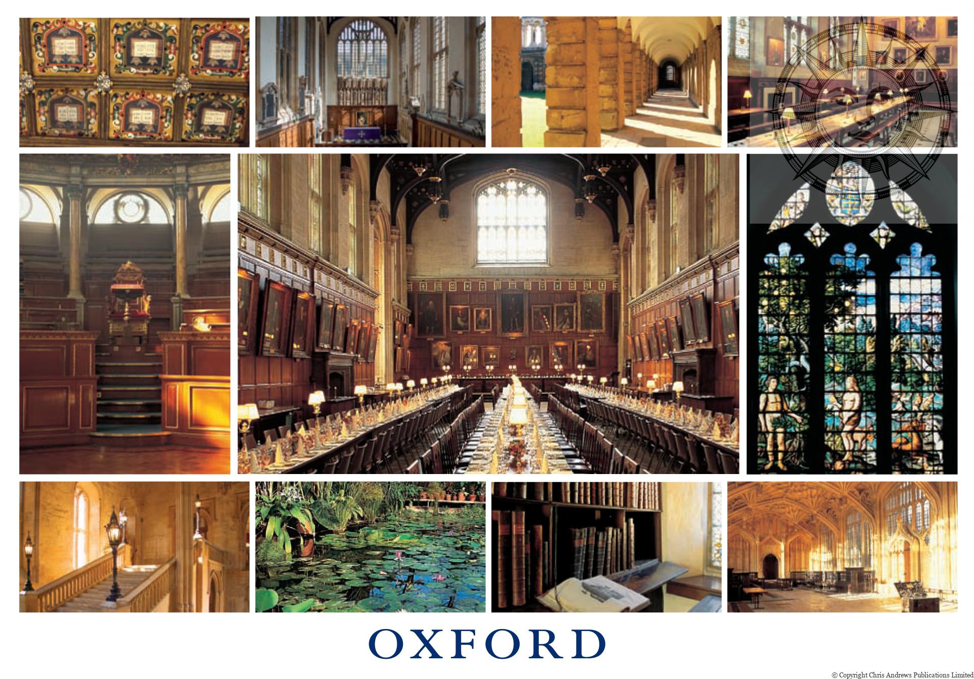 Ref: G292 Oxford postcard