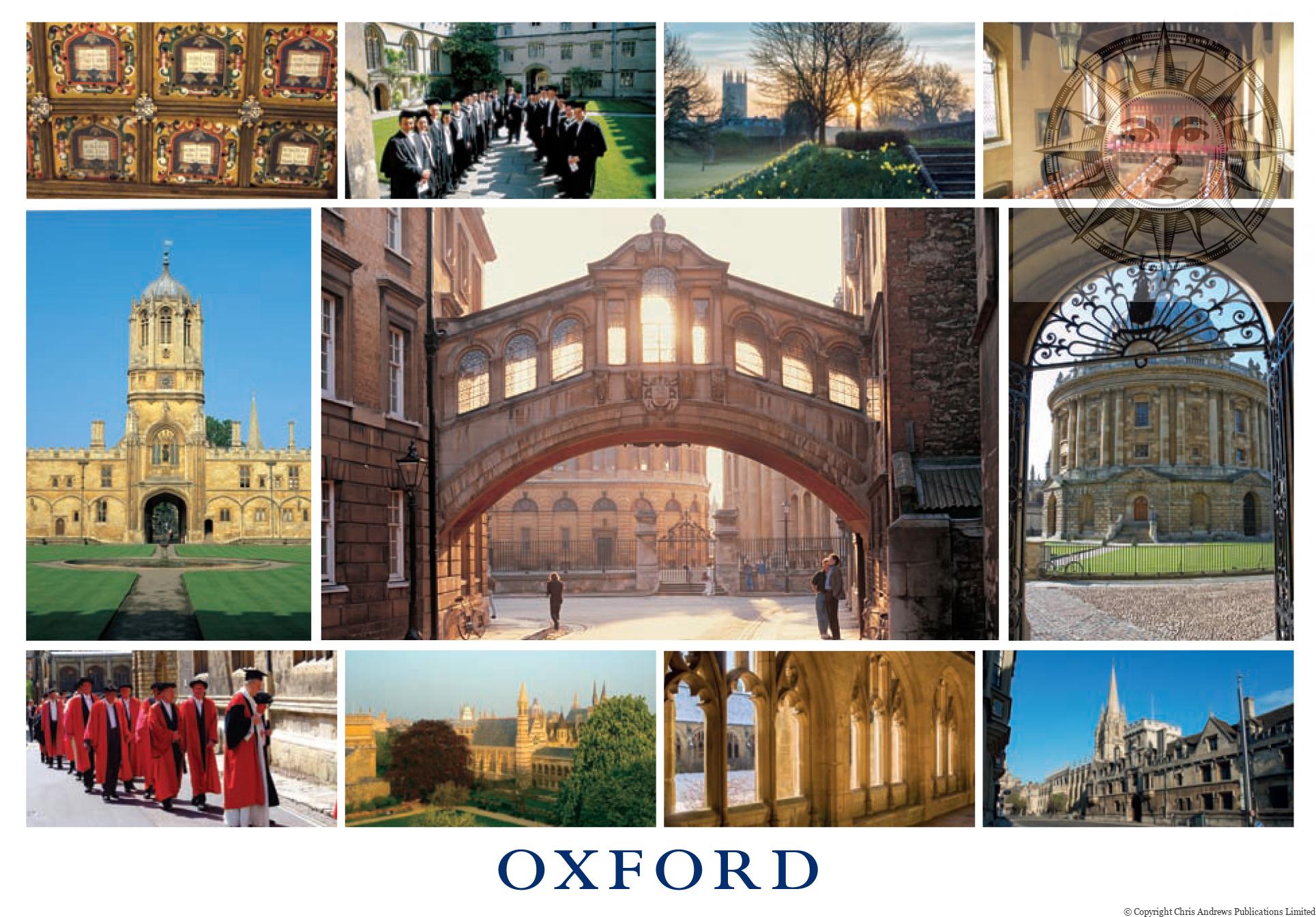 Ref: G293 Oxford postcard