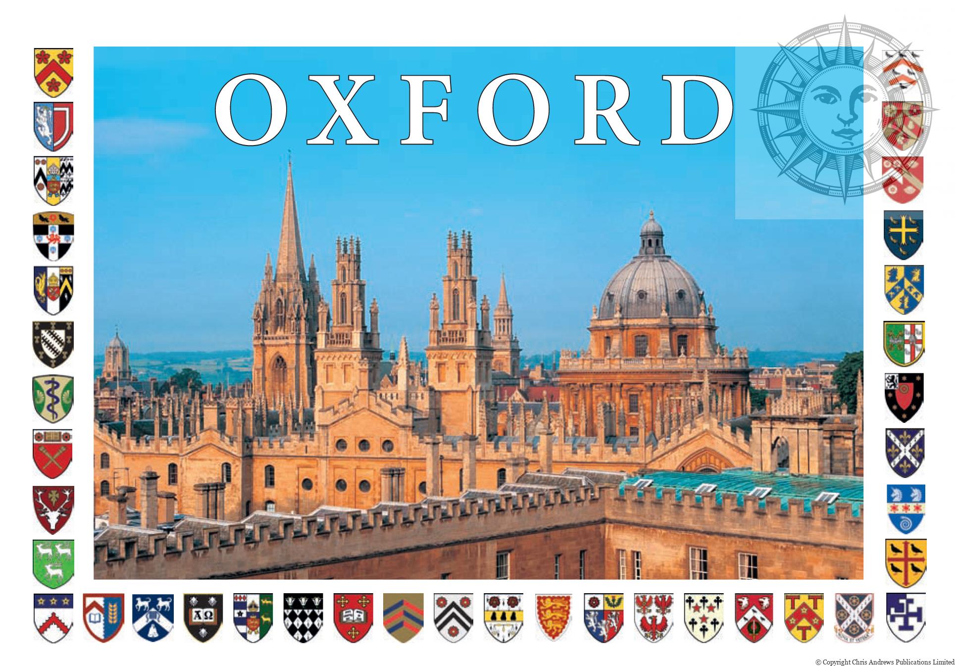 Ref: G294 Oxford postcard