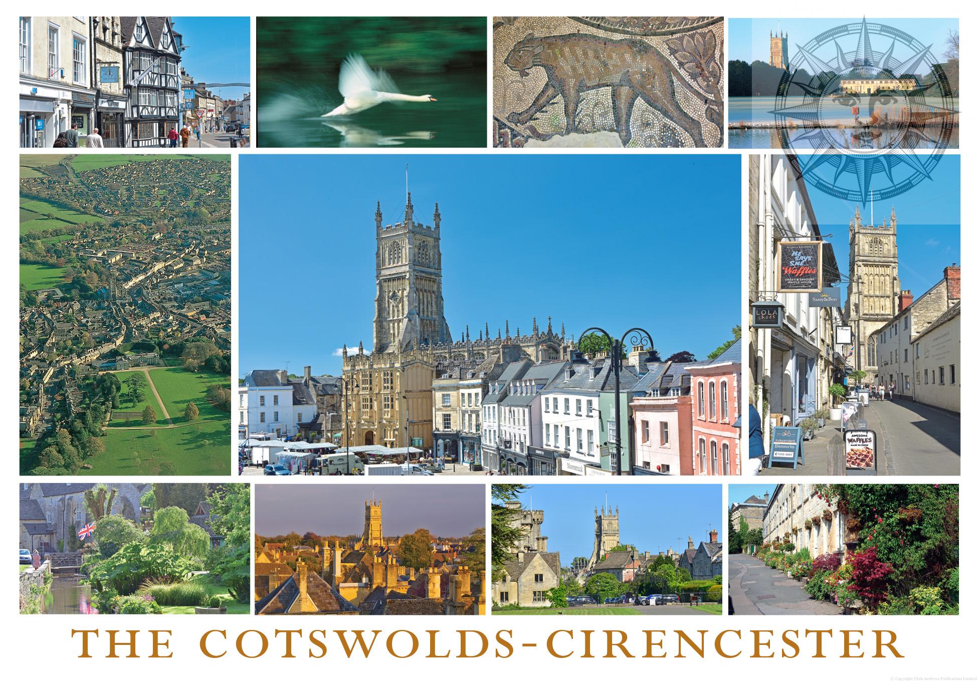 Ref: CW104 Cotswolds postcard