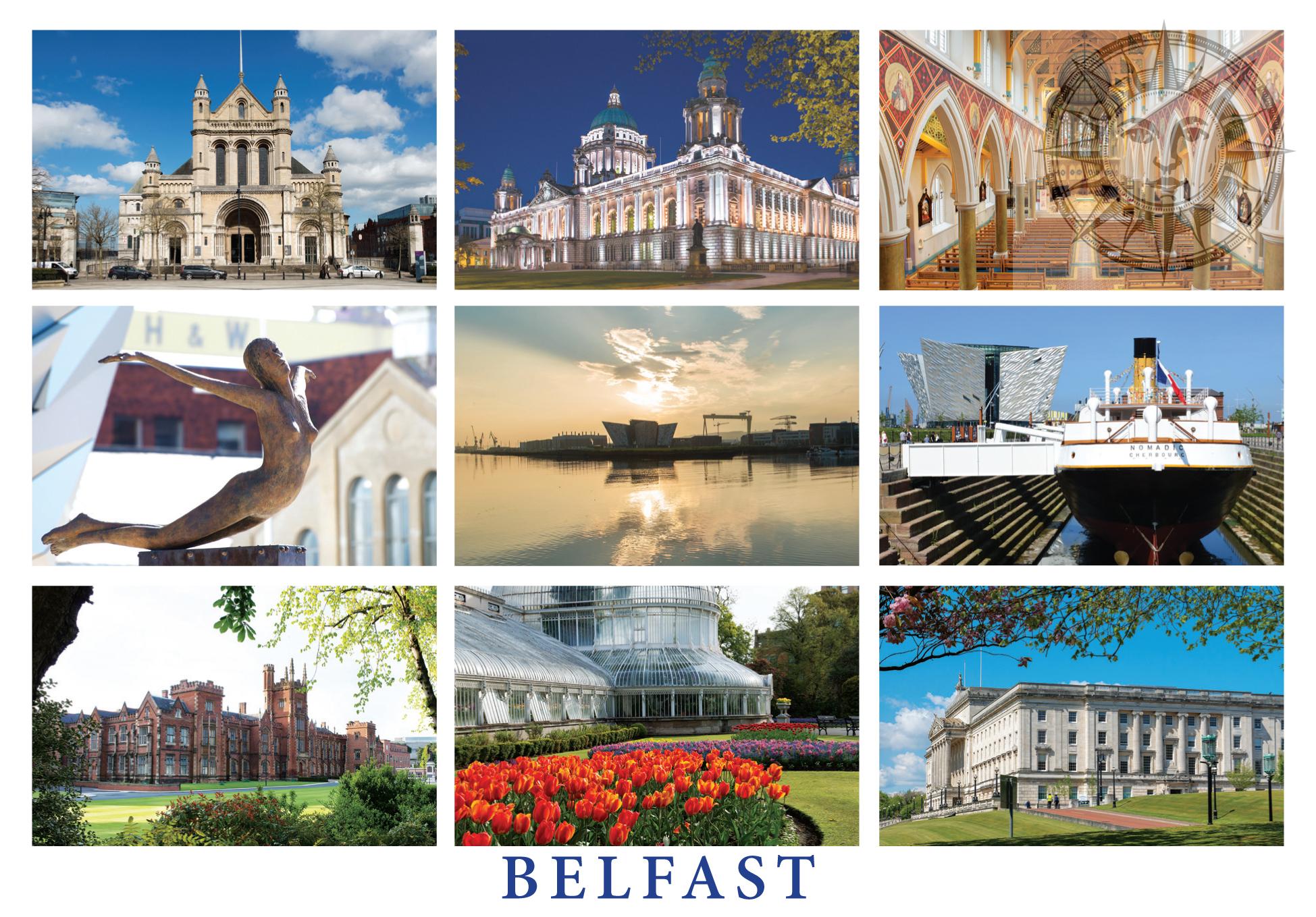 Ref: Be19 Belfast postcard