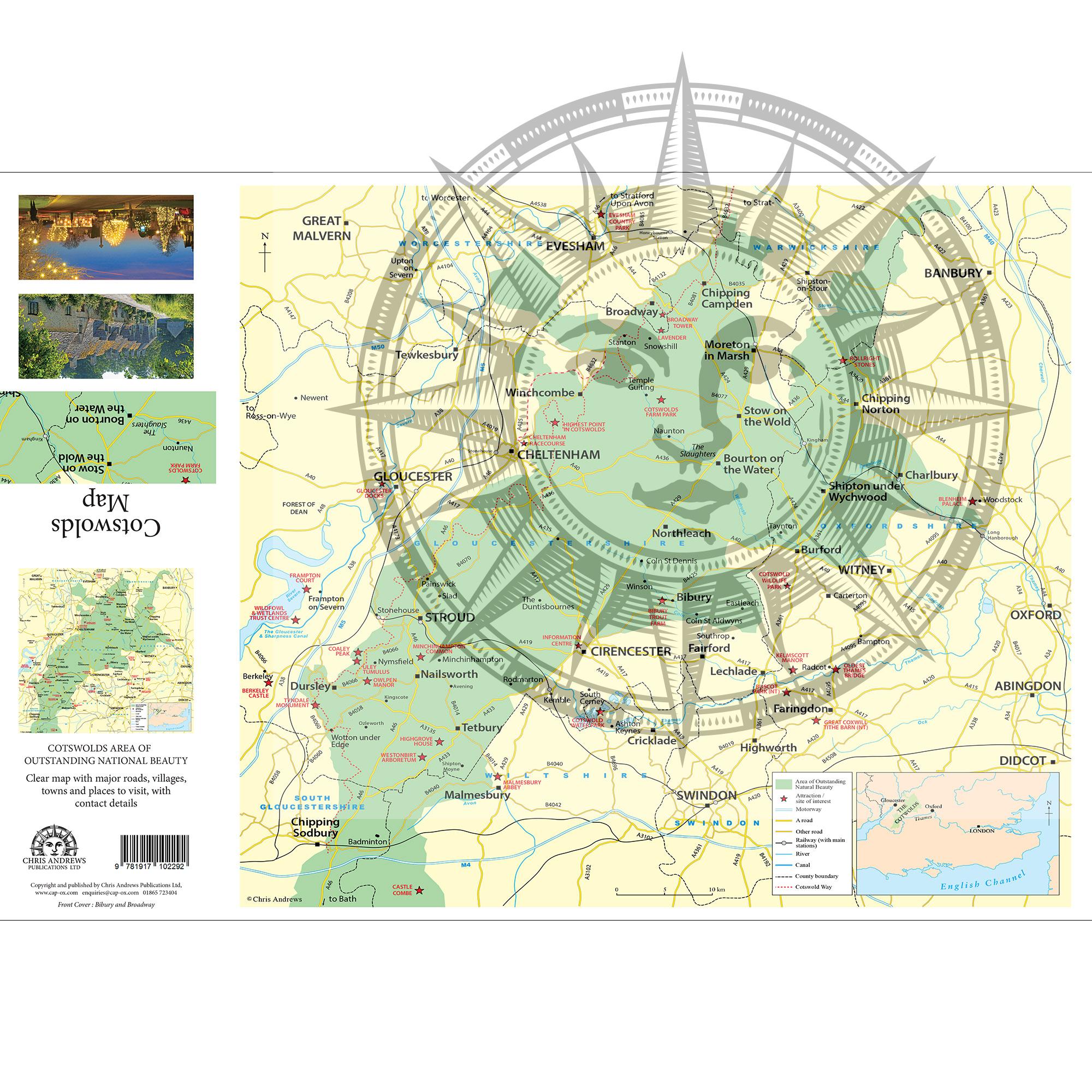 Cotswolds Fold-Out Map - Image 2
