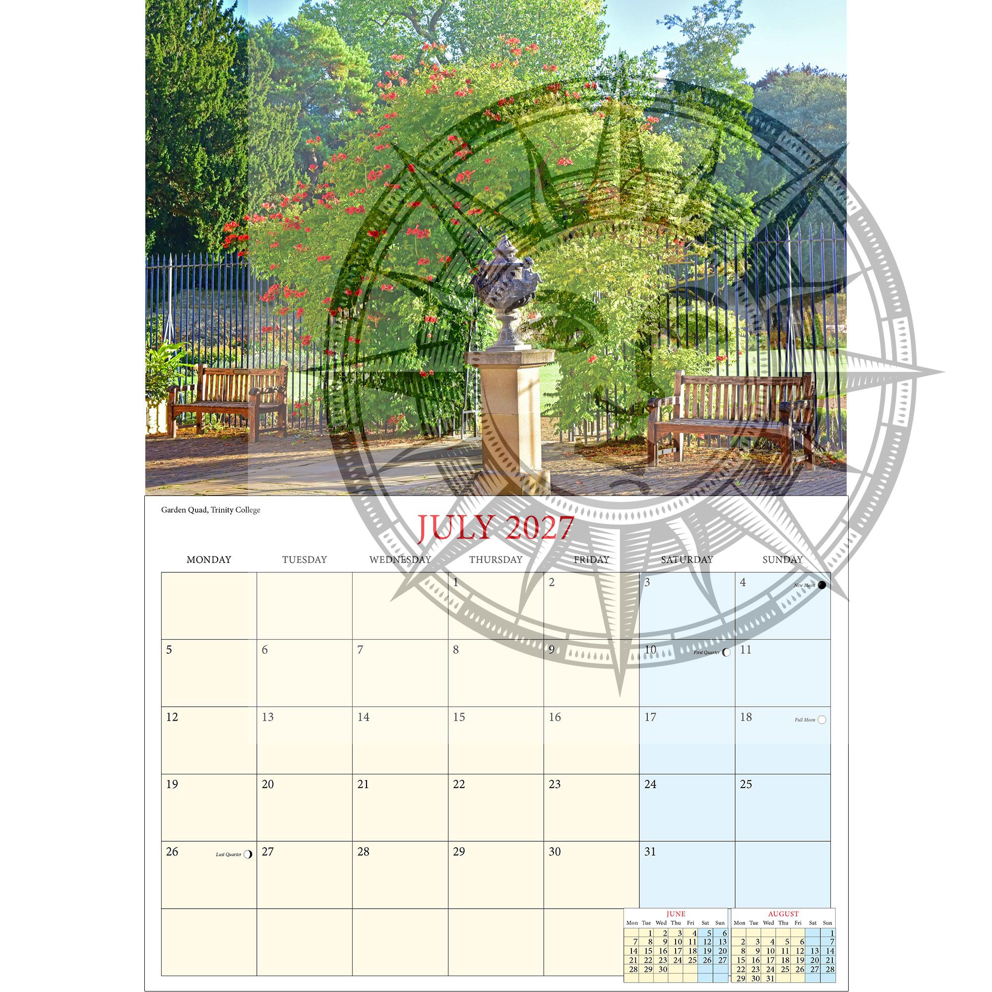 Romance of Oxford Calendar 2027 - dawn - Image 2