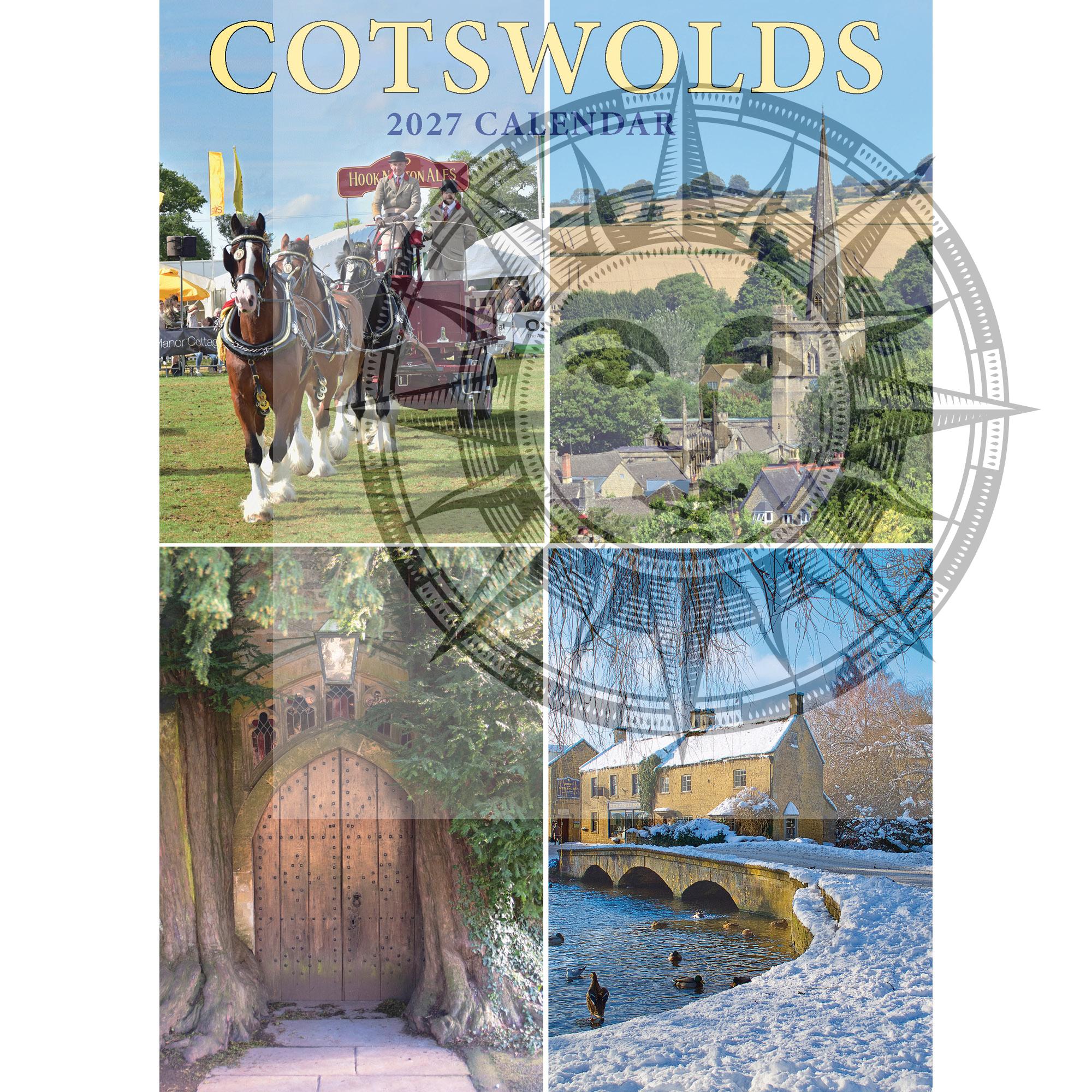 Cotswolds A5 calendar 2027