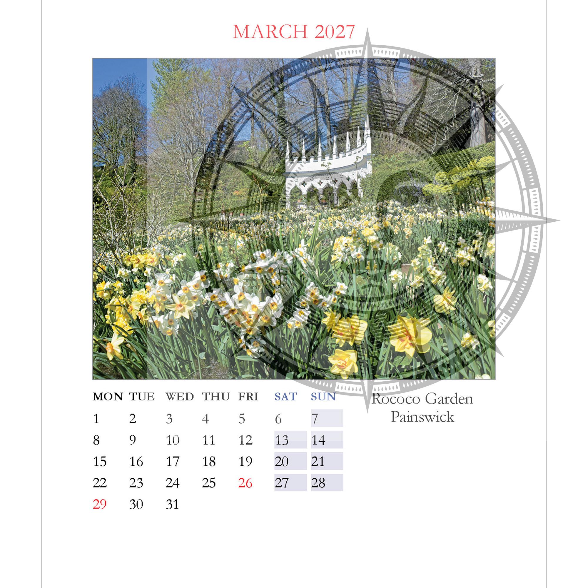 Cotswolds LARGE desktop calendar 2027 - Image 2