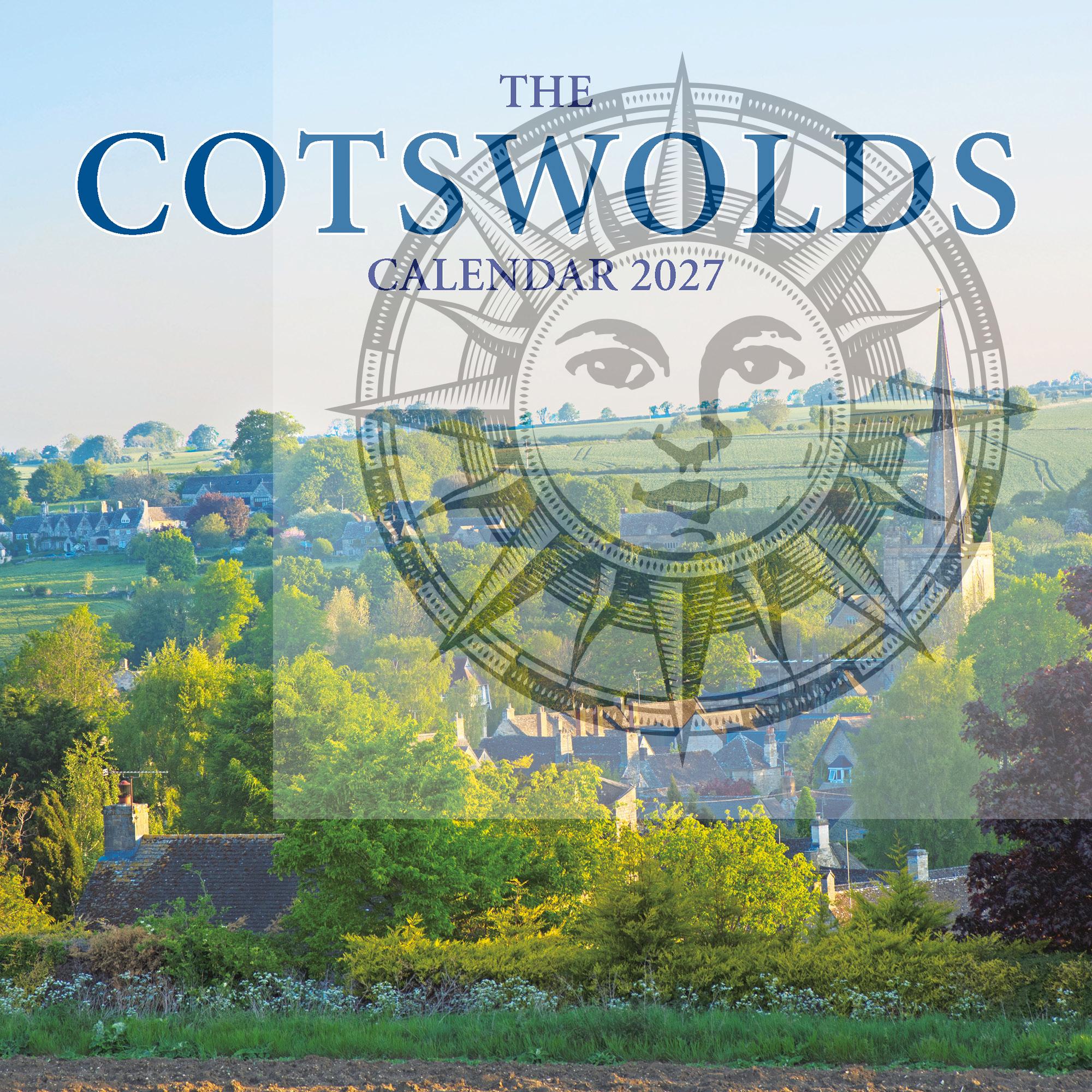 Cotswolds large square calendar 2027