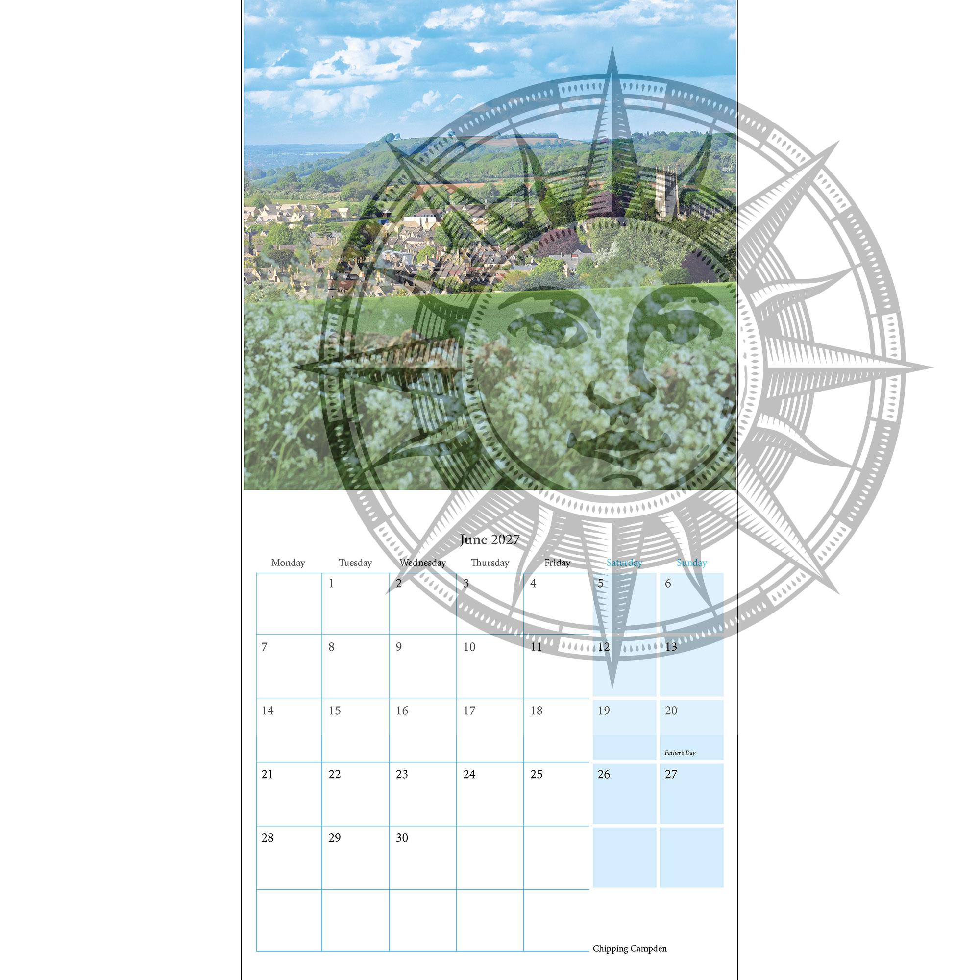 Cotswolds large square calendar 2027 - Image 2