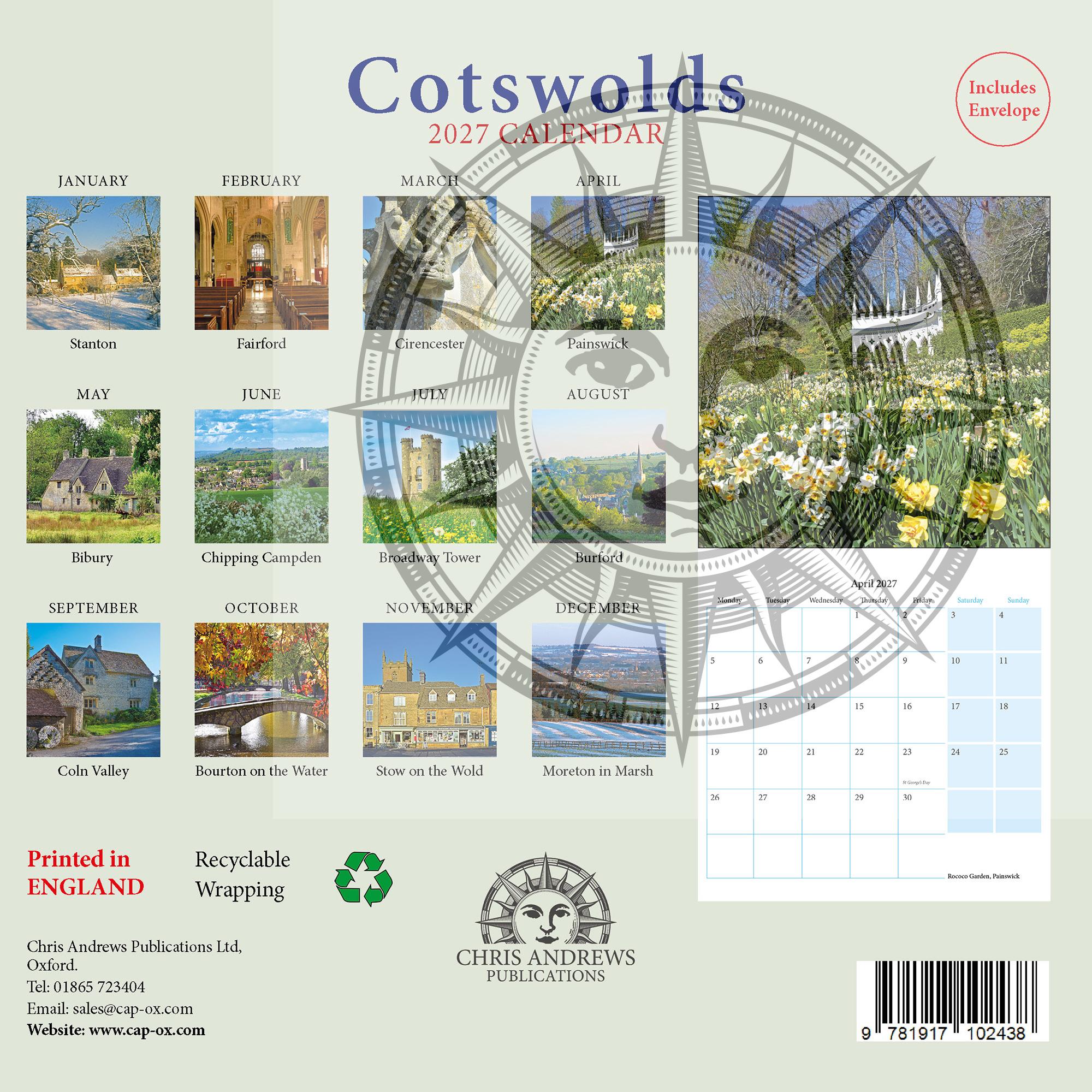 Cotswolds large square calendar 2027 - Image 5