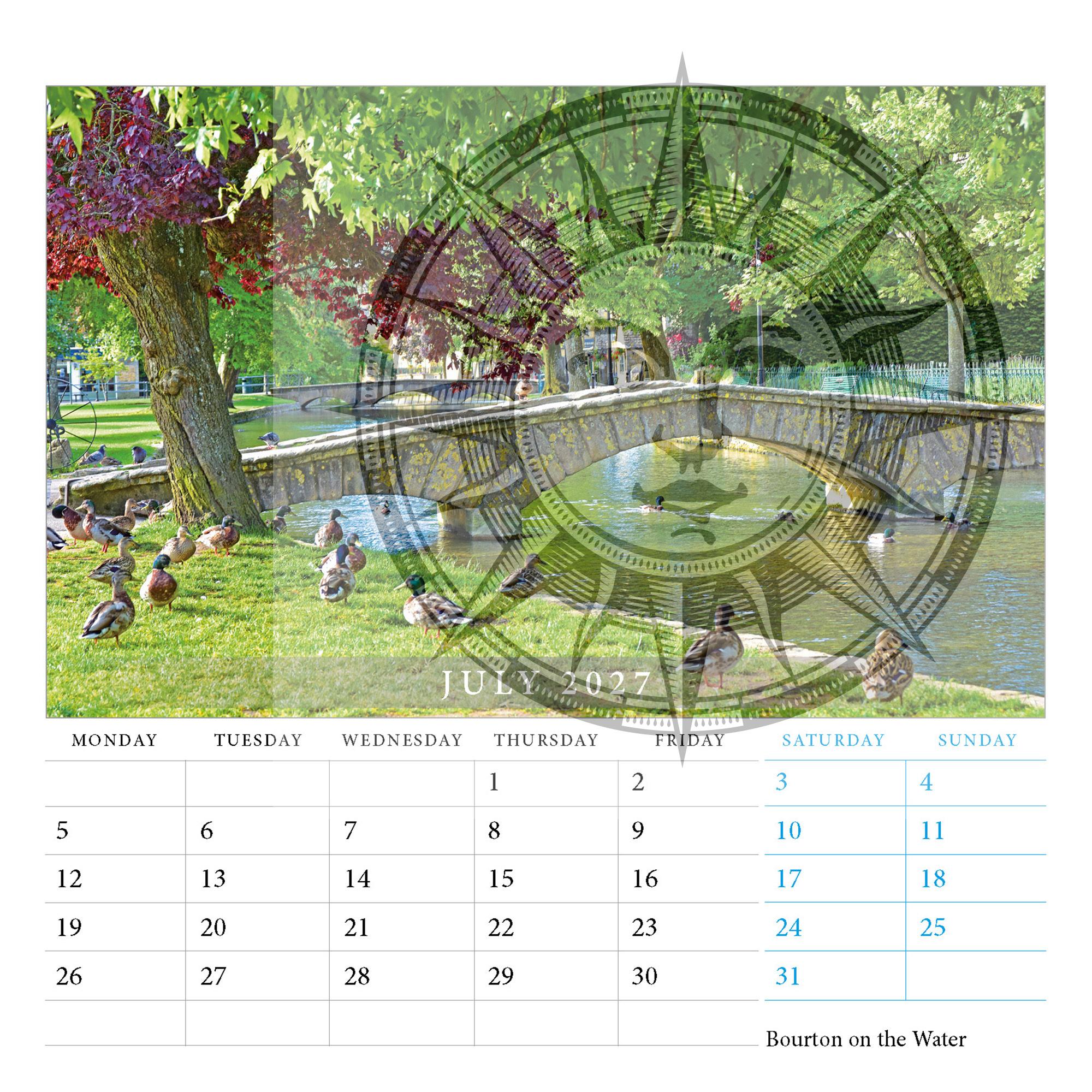 Cotswolds small square calendar 2027 - Image 2