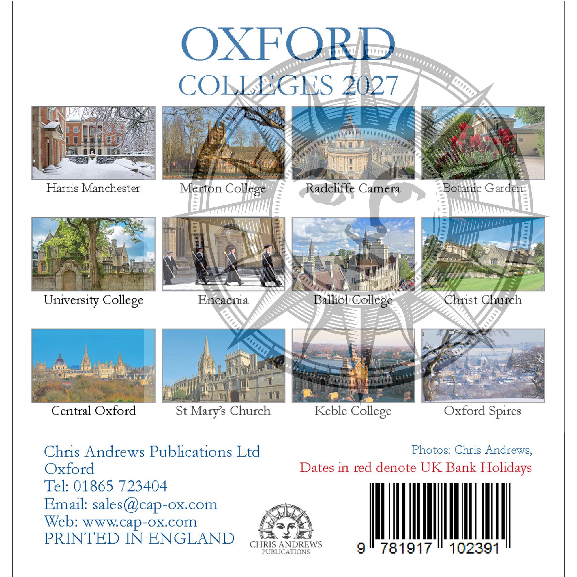 Oxford MINI desktop calendar 2027 - Image 3