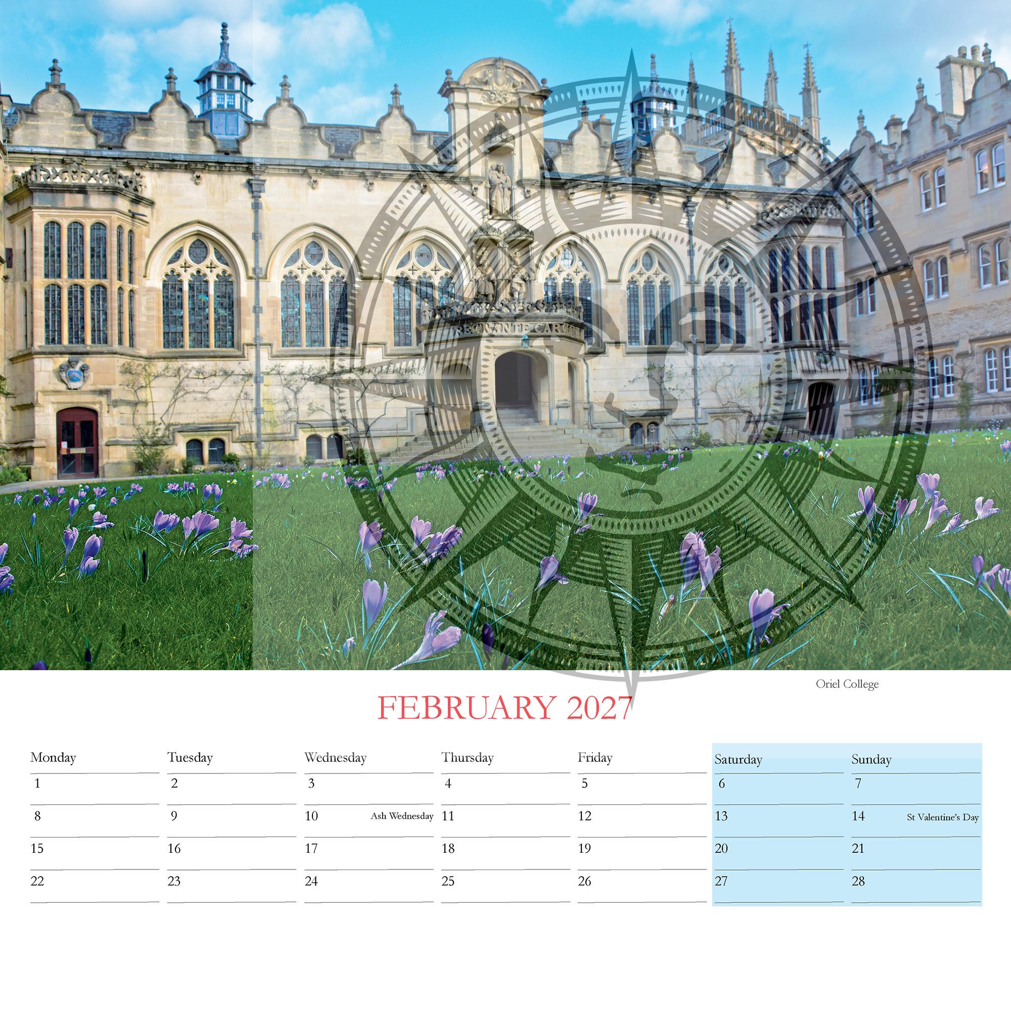 Oxford - The University and Colleges Calendar 2027 - Image 2